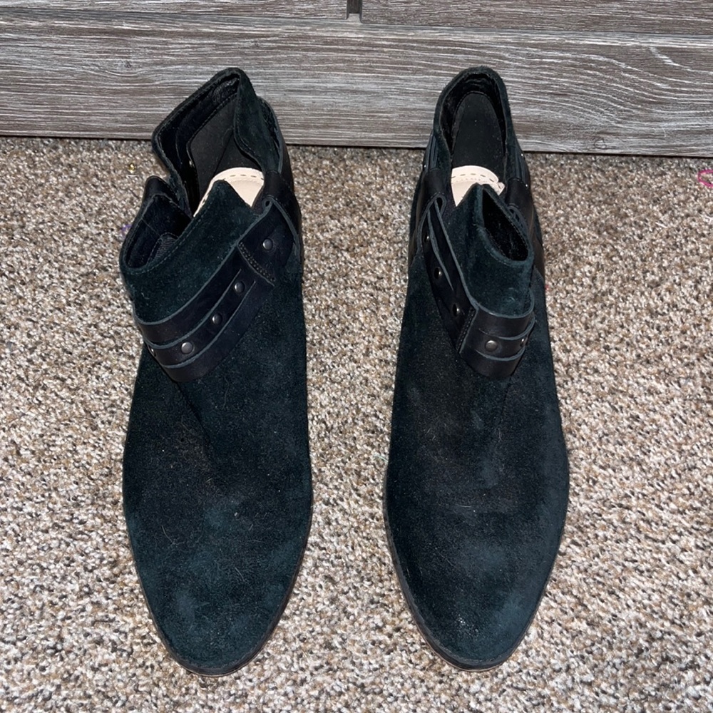 Clarks Black Booties